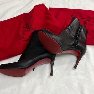 Christian Louboutin black boots
